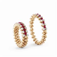 Anneau Serafino Consoli Brevetto Collection in Or rosé Rubino RMS3H2RGWDR SERAFINO COSNOLI RUBINI